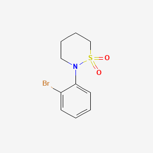 2-(2-Bromophenyl)-1,2-thiazinane 1,1-dioxide