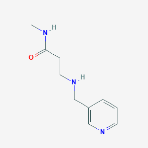 N-Methyl-3-[(3-pyridinylmethyl)amino]propanamide
