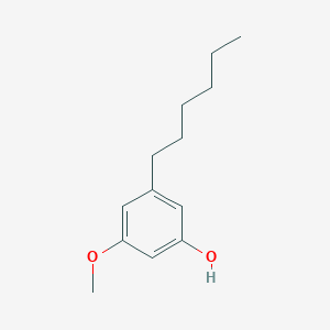 molecular formula C13H20O2 B14374927 3-Hexyl-5-methoxyphenol CAS No. 88640-68-0
