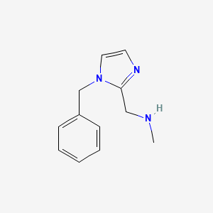 [(1-benzyl-1H-imidazol-2-yl)methyl](methyl)amine