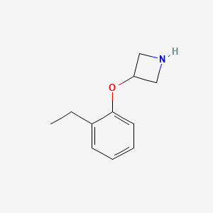 molecular formula C11H15NO B1437496 3-(2-Ethylphenoxy)azetidine CAS No. 1177286-50-8