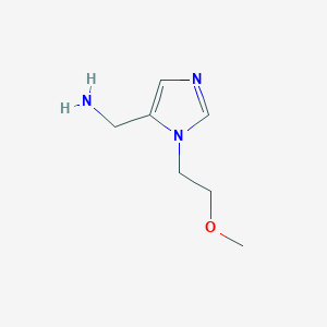 1-[1-(2-methoxyethyl)-1H-imidazol-5-yl]methanamine