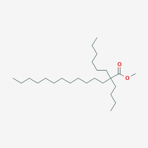 molecular formula C25H50O2 B14374986 Methyl 2-butyl-2-hexyltetradecanoate CAS No. 89579-47-5