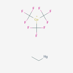 molecular formula C5H5F9GeHg B14375001 Pubchem_13199583 CAS No. 89928-24-5
