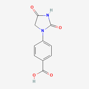 4-(2,4-Dioxoimidazolidin-1-yl)benzoic acid
