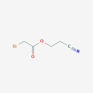 molecular formula C5H6BrNO2 B14375063 2-Cyanoethyl 2-bromoacetate CAS No. 89322-55-4