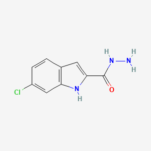molecular formula C9H8ClN3O B1437510 6-chloro-1H-indole-2-carbohydrazide CAS No. 20948-68-9