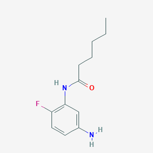 N-(5-Amino-2-fluorophenyl)hexanamide
