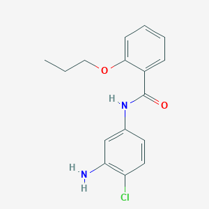 N-(3-Amino-4-chlorophenyl)-2-propoxybenzamide