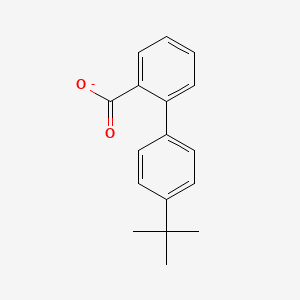 molecular formula C17H17O2- B1437513 4'-tert-Butyl[1,1'-biphenyl]-2-carboxylate CAS No. 26459-51-8