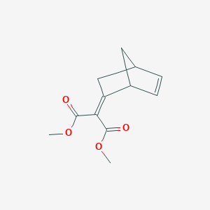 molecular formula C12H14O4 B14375210 Dimethyl (bicyclo[2.2.1]hept-5-en-2-ylidene)propanedioate CAS No. 89877-12-3