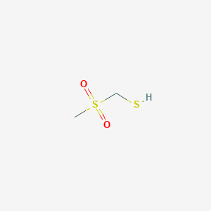 molecular formula C2H6O2S2 B14375224 (Methanesulfonyl)methanethiol CAS No. 89986-78-7