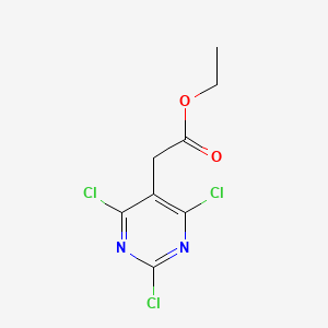 Ethyl 2-(2,4,6-trichloropyrimidin-5-yl)acetate