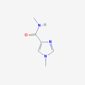 molecular formula C6H9N3O B143753 N,1-dimethyl-1H-imidazole-4-carboxamide CAS No. 129993-50-6