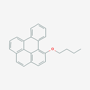 molecular formula C24H20O B14375331 1-Butoxybenzo[e]pyrene CAS No. 89963-32-6