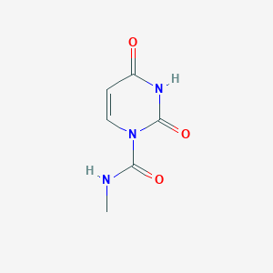molecular formula C6H7N3O3 B14375332 N-Methyl-2,4-dioxo-3,4-dihydropyrimidine-1(2H)-carboxamide CAS No. 90380-08-8
