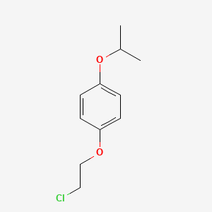 molecular formula C11H15ClO2 B1437536 1-(2-Chloroethoxy)-4-isopropoxybenzene CAS No. 915920-64-8