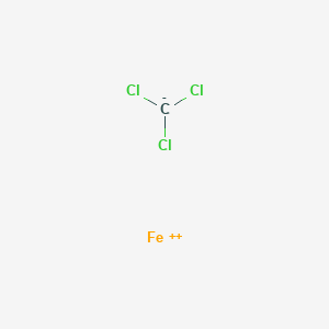 molecular formula CCl3Fe+ B14375453 Iron(2+);trichloromethane CAS No. 90143-35-4