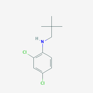 molecular formula C11H15Cl2N B1437562 2,4-Dichloro-N-neopentylaniline CAS No. 1040690-09-2