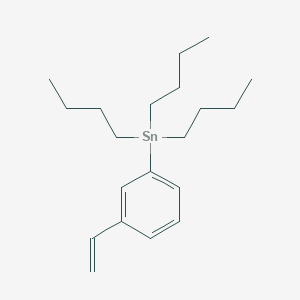 molecular formula C20H34Sn B14375753 Tributyl(3-ethenylphenyl)stannane CAS No. 88343-50-4