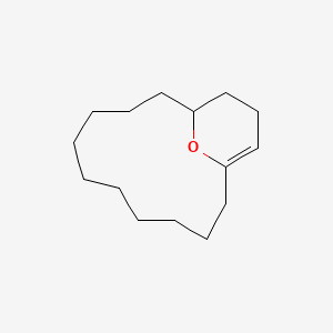 molecular formula C15H26O B14375769 16-Oxabicyclo[10.3.1]hexadec-12-ene CAS No. 89328-33-6