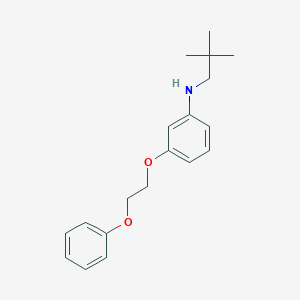 molecular formula C19H25NO2 B1437596 N-Neopentyl-3-(2-phenoxyethoxy)aniline CAS No. 1040686-24-5