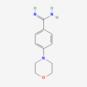 molecular formula C11H15N3O B1437599 4-Morpholinobenzimidamide CAS No. 1019575-98-4