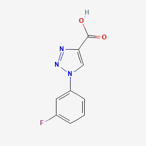 1-(3-fluorophenyl)-1H-1,2,3-triazole-4-carboxylic acid