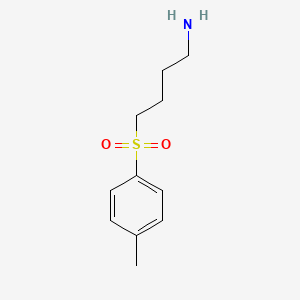 molecular formula C11H17NO2S B1437601 4-(Toluene-4-sulfonyl)butylamine CAS No. 1018300-58-7