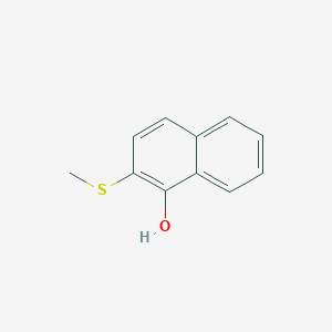 molecular formula C11H10OS B14376059 2-(Methylsulfanyl)naphthalen-1-ol CAS No. 90033-53-7