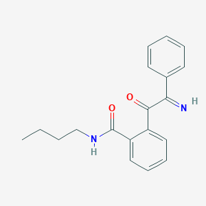 molecular formula C19H20N2O2 B14376137 N-Butyl-2-[imino(phenyl)acetyl]benzamide CAS No. 90072-49-4