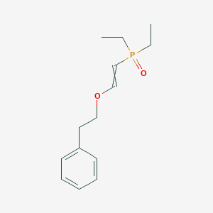 molecular formula C14H21O2P B14376232 Diethyl(oxo)[2-(2-phenylethoxy)ethenyl]-lambda~5~-phosphane CAS No. 89845-67-0