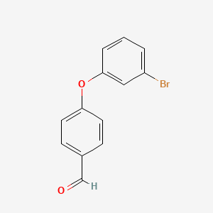 molecular formula C13H9BrO2 B1437625 4-(3-Bromophenoxy)benzaldehyde CAS No. 867023-45-8