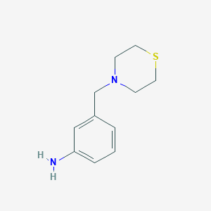 3-(Thiomorpholin-4-ylmethyl)aniline