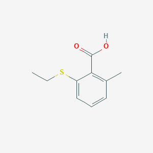 molecular formula C10H12O2S B14376373 2-(Ethylsulfanyl)-6-methylbenzoic acid CAS No. 90259-39-5