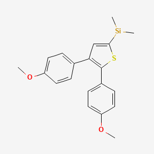 molecular formula C20H21O2SSi B14376394 CID 20469675 
