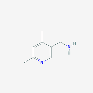 molecular formula C8H12N2 B1437641 (4,6-Dimethylpyridin-3-YL)methanamine CAS No. 98489-36-2