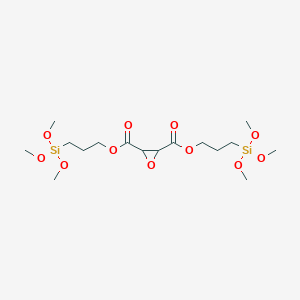 molecular formula C16H32O11Si2 B14376441 Bis[3-(trimethoxysilyl)propyl] oxirane-2,3-dicarboxylate CAS No. 90161-34-5