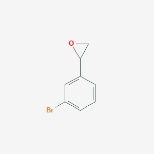 molecular formula C8H7BrO B143765 2-(3-Bromophenyl)oxirane CAS No. 131567-05-0