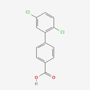 molecular formula C13H8Cl2O2 B1437652 4-(2,5-二氯苯基)苯甲酸 CAS No. 63028-31-9