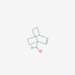 molecular formula C9H12O B14376557 Bicyclo[2.2.2]oct-2-ene-1-carbaldehyde CAS No. 90014-03-2