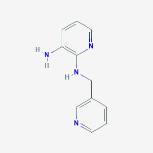 molecular formula C11H12N4 B1437665 N2-(3-Pyridinylmethyl)-2,3-pyridinediamine CAS No. 1040064-25-2
