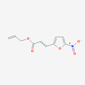 molecular formula C10H9NO5 B14376666 Prop-2-en-1-yl 3-(5-nitrofuran-2-yl)prop-2-enoate CAS No. 90147-25-4