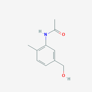 molecular formula C10H13NO2 B143767 N-(5-(Hydroxymethyl)-2-methylphenyl)acetamide CAS No. 127506-02-9