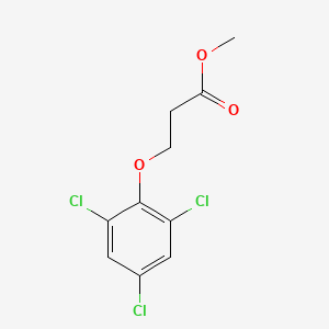 molecular formula C10H9Cl3O3 B1437675 Methyl 3-(2,4,6-trichlorophenoxy)propanoate CAS No. 1038975-39-1