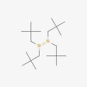 molecular formula C20H44Si2 B14376752 Tetrakis(2,2-dimethylpropyl)disilene CAS No. 88652-71-5