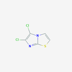 molecular formula C5H2Cl2N2S B1437676 5,6-Dichloroimidazo[2,1-b][1,3]thiazole CAS No. 23576-91-2