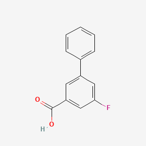 molecular formula C13H9FO2 B1437679 5-Fluoro-3-phenylbenzoic acid CAS No. 1082565-35-2