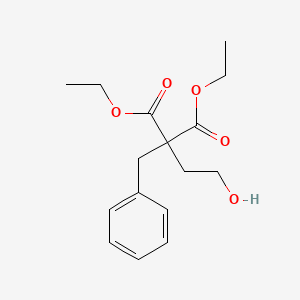 molecular formula C16H22O5 B14376802 Diethyl benzyl(2-hydroxyethyl)propanedioate CAS No. 89437-86-5