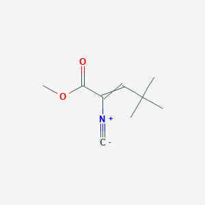 molecular formula C9H13NO2 B14376875 Methyl 2-isocyano-4,4-dimethylpent-2-enoate CAS No. 90179-15-0